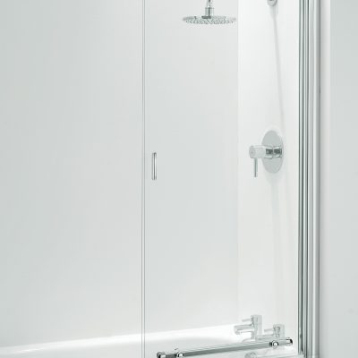 Frameless Sliding Screen Closed