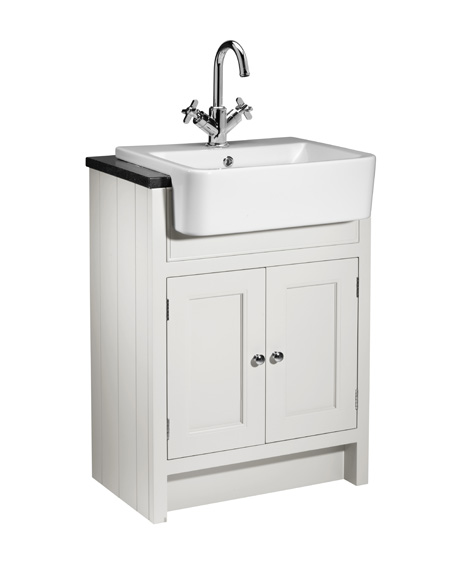 Hampton 600mm semi countertop unit chalk white HAM600SCT.CW Hampton 600mm semi countertop unit chalk white HAM600SCT.CW