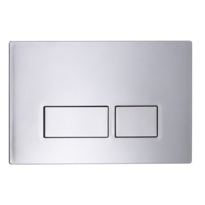 TR9010 Plaza push Plates-Chrome Square Buttons