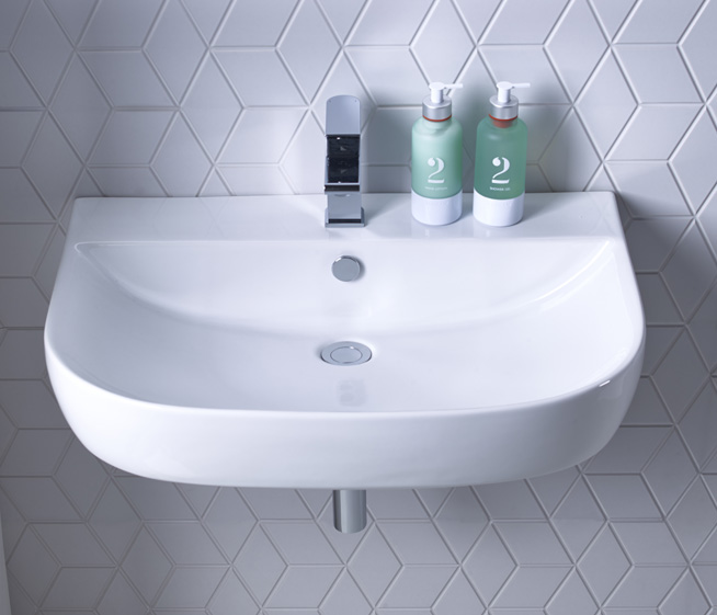 Zest 500mm basin lifestyle v02 Zest 500mm basin lifestyle